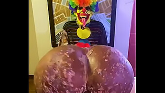 Gibby the clown receives a birthday gift from Victoria Cakes in homemade video