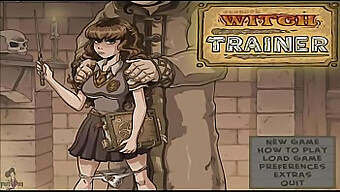 Complete walkthrough of Akabur's Witch Trainer Part 1: Tease and domination