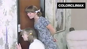 Three horny teens with pigtails in German hardcore action