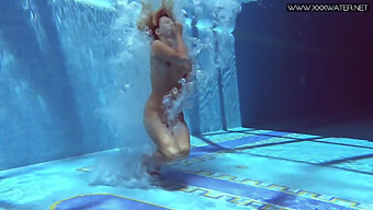 European Beauty Mary Kalisy'S Seductive Underwater Performance